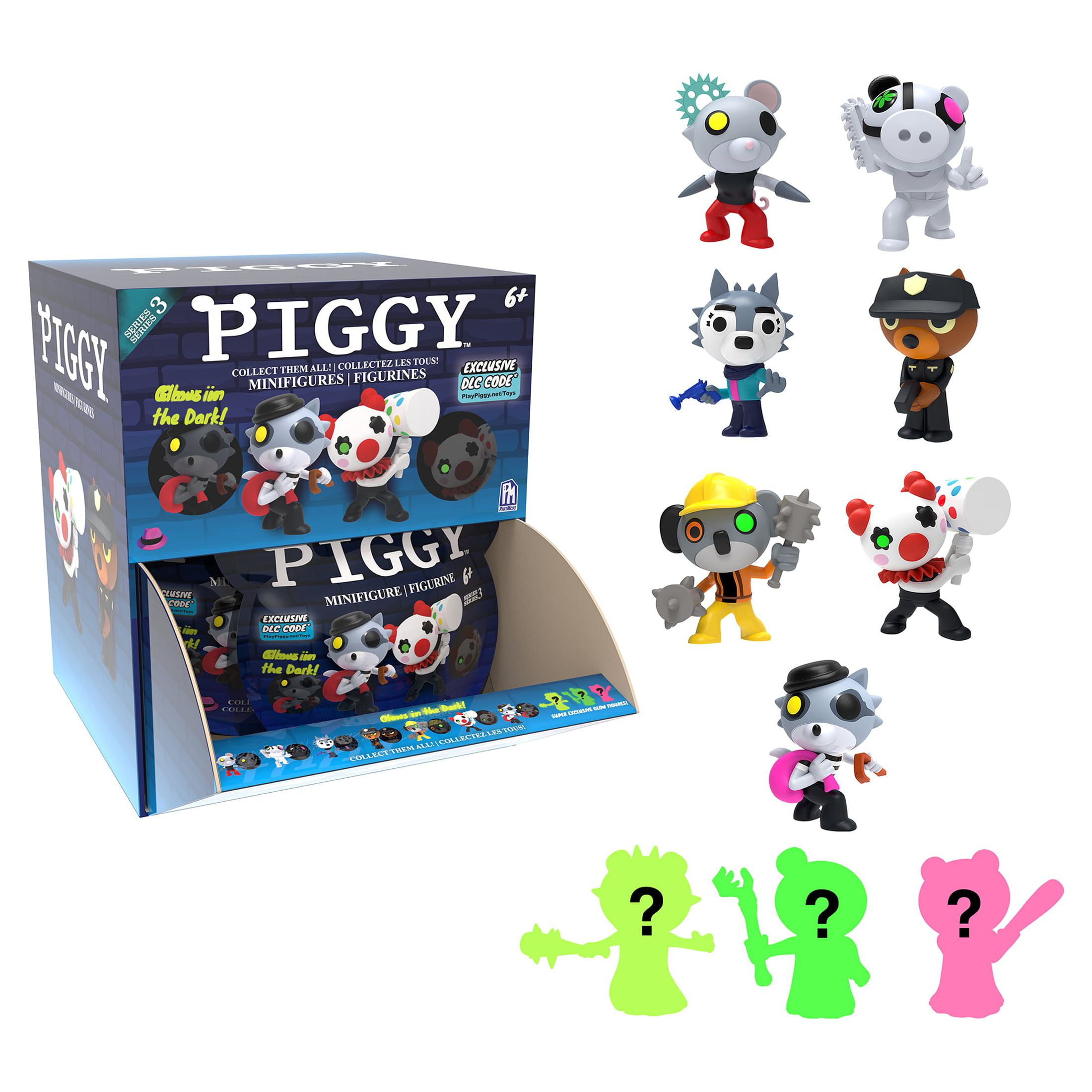  PIGGY - Minifigure Mystery Pack (3” Single Figure, Collect All  14, Series 1) [Includes DLC Items] : Toys & Games