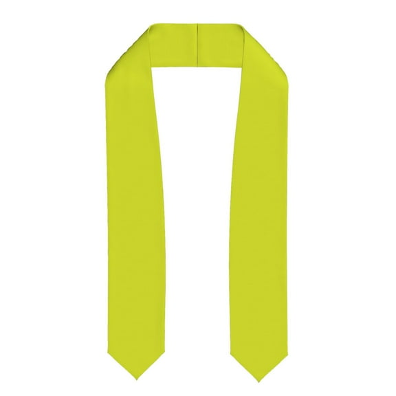 Kdxio Yellow Graduation Stole Class, Graduation Sash, Unisex Adult 36" Academic Commencements-Flattened