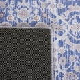 thumbnail image 6 of SAFAVIEH Tucson Diego Traditional Machine Washable Runner, 2'6" x 8', Blue/Rust, 6 of 8