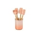thumbnail image 1 of Juego de utensilios Le Creuset, gres y silicona, 5 piezas, Peche, 1 of 4