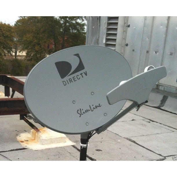 DIRECTV 5 LNB SLIMLINE DISH KAKU SWM SL5S HD SHORT ROOF STUB FOOT 8WAY