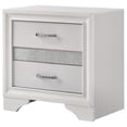 thumbnail image 4 of Miranda 3-drawer Nightstand Bedside Table White, 4 of 12