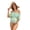 Green, variant on LIORA Women Off-Shoulder Maternity Swimsuits Flounce Floral One Piece Bathing Suits, Green
