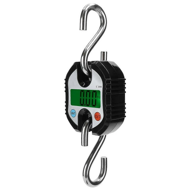 150kg LCD Digital Crane Scale Electronic Hook Hanging Weight for Pigs Sheep Luggage Suitcases Fruit