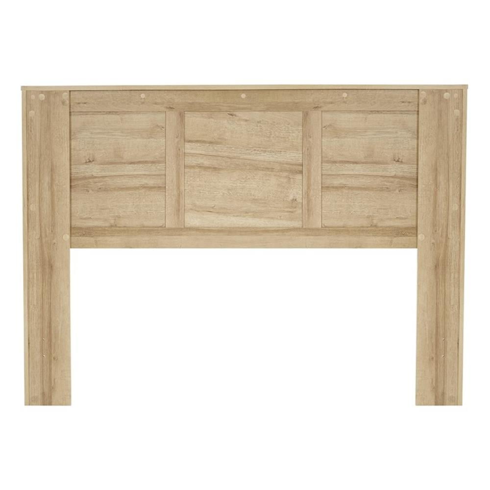 Maklaine Contemporary Queen/Full Headboard in Wood Canyon Oak Finish