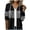 Black, variant on Edvintorg Lightweight Jacket Women Color Block Long Sleeve Zip up Sweater Coat Fall Winter Drawstring Hooded Outerwear Women's Clothes S-2XL Dark Gray