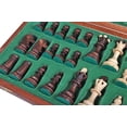 thumbnail image 3 of Tienda de ajedrez y juegos Muba Hermoso juego de ajedrez de madera hecho a mano con tablero y piezas de ajedrez, productos de idea de regalo (16 pulgadas (40 cm)), 1-2 jugadores, 3 of 4