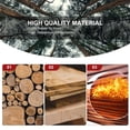 thumbnail image 4 of Wood Adirondack Patio Chair Bench with Center Coffee Table, for Lounging and Relaxing Outdoors Carbonized, 4 of 7