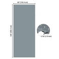 thumbnail image 6 of Yescom Garage Floor Mat Roll Diamond Car Parking Protect Gray PVC 13x5 Ft for Under Car Trailer Boat Workshop, 6 of 9