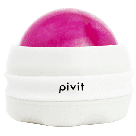 Pivit Manual Massage Roller Ball | Self Full Body Handheld Mini Back Massager for Athletes and Sore Muscle Pain Relief Recovery | Relaxing Essential Oils or Lotion Therapy for Arms Hands & Legs (Best Essential Oil For Back Pain)