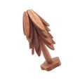 thumbnail image 3 of Posavasos de madera para bebidas, protección de mesa, mantel individual de madera plegable para agarraderas para ollas calientes 4 piezas, 3 of 9