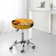 thumbnail image 7 of Xecao's The Chicken Family Print Stool Covers offer stylish, washable protection for PU round bar stools, perfect for home or commercial use., 7 of 7