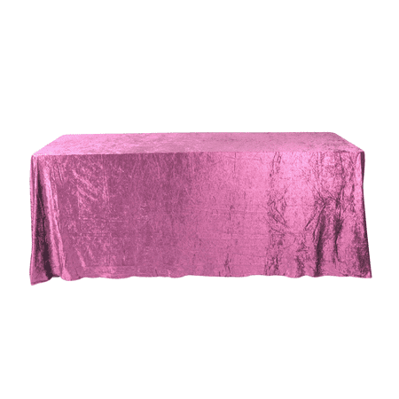 

Velvet Tablecloth 90 X132 Rectangular Table Cover Seamless Violet for Wedding Season Decor Holiday Celebration Birthday Party and Ballroom Gala