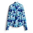 thumbnail image 2 of SCALES Coral Tropics Womens Long Sleeve Quarter-Zip Black, 2XLarge, 2 of 3