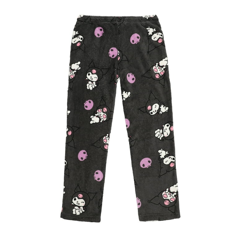 Kuromi Plush Women's Kawaii Anime Sleepwear Pajama Pants for