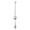 White, variant on OIUR Japanese Bless Wind Chime Cast Iron Outdoor Small Wind Chime Retro Garden Hanging Wind Bell for Good Luck Patio Balcony Decoration