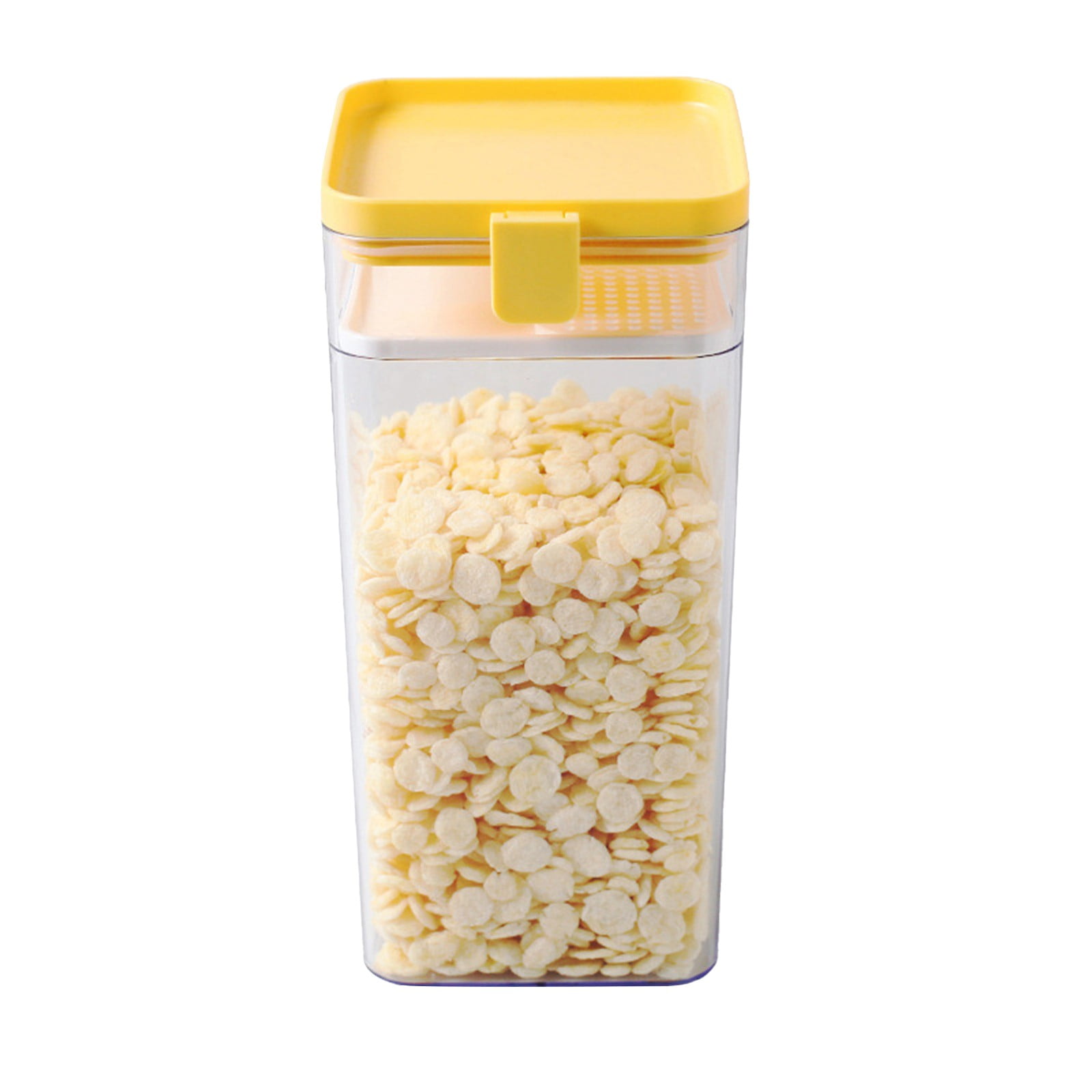 1pc Clear Plastic Spice Storage Container, Kitchen Pasta, Cereal, Food  Sealed Storage Box 1600ml