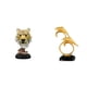 thumbnail image 1 of Escultura de cabeza de tigre de resina, escultura de mesa, figura de cabeza de animal, figura de delfín, estatua moderna, adorno con detalles realista, 1 of 8