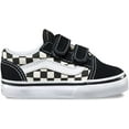 thumbnail image 2 of Vans VN-0A38JNPOS: Toddler's Old Skool V Core Checkered Black/White Sneakers (9.5 M US Toddler), 2 of 3