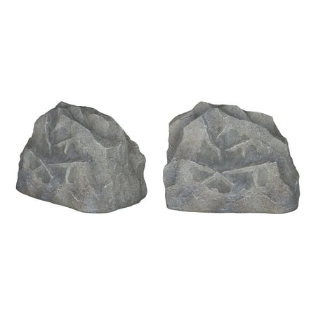 Sonance - RK63 BROWN - Rocks  6-1/2" 2-Way Outdoor Speakers (Pair) - Brown