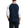 thumbnail image 3 of Victorious Men's Baseball Raglan T-Shirt 3/4 Sleeves Jersey, 3 of 4