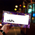 thumbnail image 4 of 1 Pcs Purple Marble License Plate Frame, License Plate Cover for Car Decorative Parts, Aluminum License Plate Bracket Holder Rust-Proof Weather-Proof for US Standard Car, 4 of 9