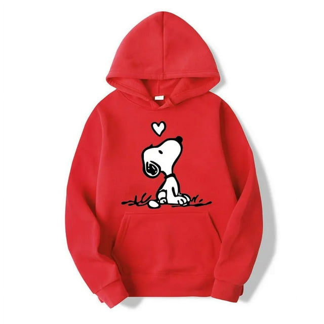 Chandail à Capuchon de Bande Dessinée Américaine Snoopy pour Femmes et Hommes, Chandail, Chandail en Molleton