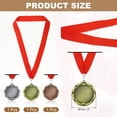 thumbnail image 2 of Uxcell Award Medals Place Winner Medals with Red Ribbon Prize Medals for Competitions Sport Meetings Spelling s Multicolor, 2 of 7