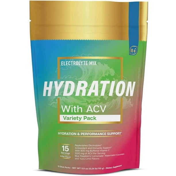 Essential elements Hydration Variety Pack Electrolyte Supplement with
