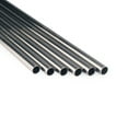 thumbnail image 3 of BambooMN Reusable Stainless Steel Metal Drinking Straws - 8.5" (3 Thin Straight/3 Thick Straight Straws) w/ 1x Cleaning Brush - 6 Pack, 3 of 6