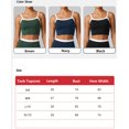 thumbnail image 6 of PISONIC Women 2 Piece Two-Piece Contrast Trim Yoga Set, Double Strap Square Neck Padded Sports Bra & High Waist Butt Lifting Full Length Leggings, Workout Gym Activewear Outfit, 6 of 7