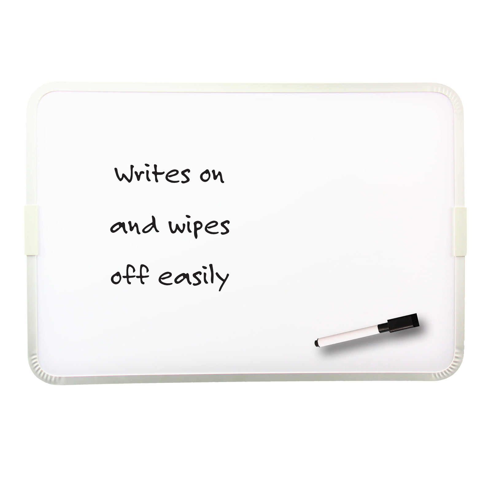 Flipside Products Two-Sided Aluminum Framed, Magnetic Dry Erase Board w/Pen, 9" x 12", Pack of 3
