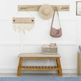 thumbnail image 3 of WRISTBIQUE Suspended Calendar Decor Birthday Reminder Wooden Hanging Calendar 1 Set, 3 of 8