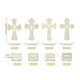 thumbnail image 3 of Buy 2 get 10% off ! 12 Pack Wooden Crosses For Crafts, Unfinished Wood Crosses For Centerpieces, Decor, 3 of 5