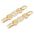 thumbnail image 1 of 2uds Retro Suéter Clips Vintage Remolino Vestido Clips Espalda Cincha Clip Cárdigan Collar Clips Bufanda Clips Chal Cierres para Mujer(Oro), 1 of 6