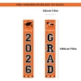 thumbnail image 4 of WEIH Graduation Decorations Class of 2026 Orange Graduation Porch Sign, Large 70" x 13" Congrats Grad Banner for Front Door Home Yard Party Decor, Pre-assembled Outdoor Graduation Party Supplies, 4 of 12