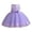 Purple, variant on Stylish Mesh Ball Gown Dress for Little Girls 2-10T – Short Lace Flower Tulle Party Dress for Wedding, Prom & Evening Dance