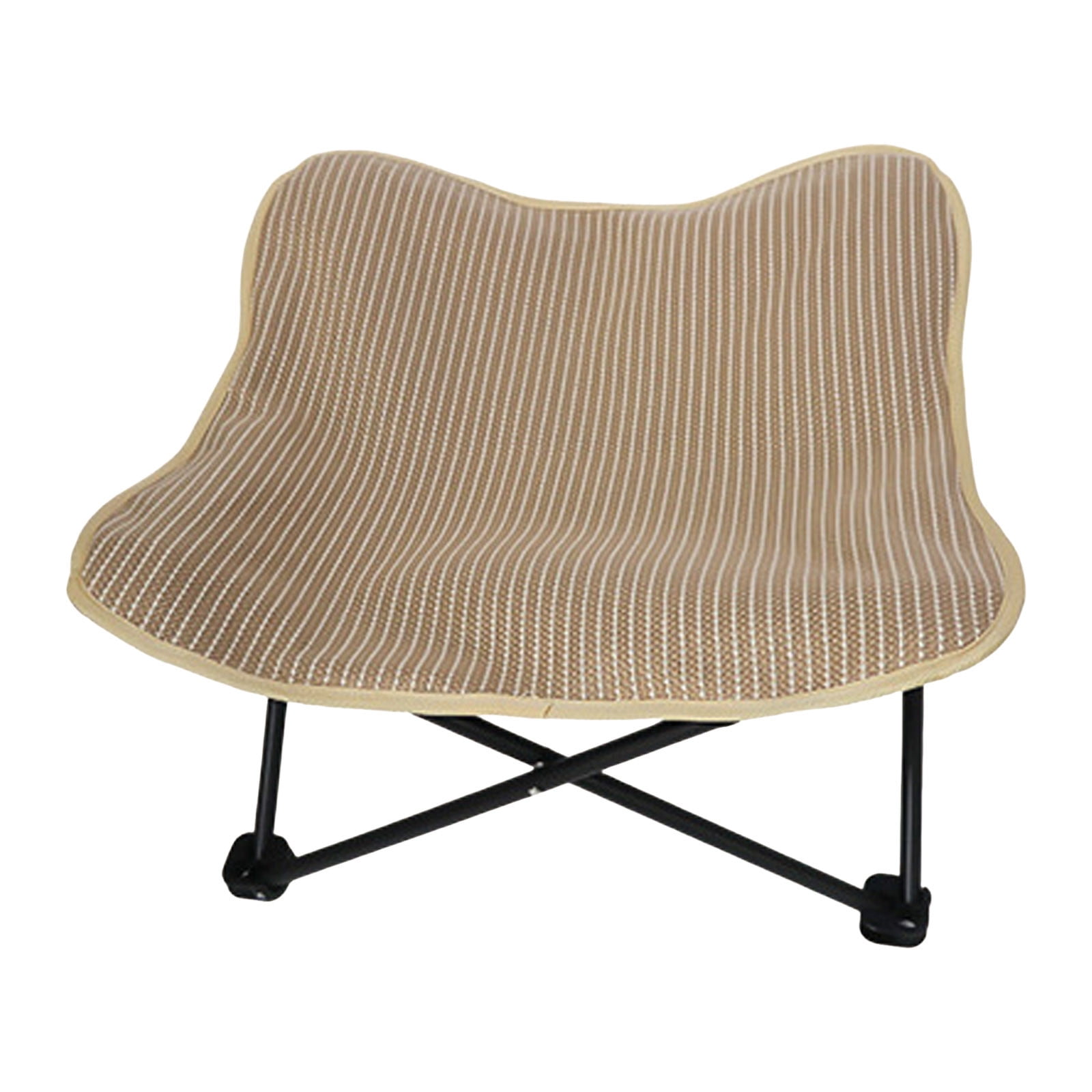 Sisal Cat Lounger Bed for Home Indoor Scratching Platform with Metal Frame -friendly Natural Jute Furniture for Balcony Garden Apartment and