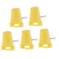thumbnail image 1 of 5x Robot de cuerda con patas para manualidades, juguete educativo de cuerda para amarillo, 1 of 9