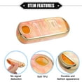 thumbnail image 4 of Unique Bargains 3 Button Key Fob Cover for Mazda CX-3 CX-4 TPU Orange Remote Keyless Smart Key Fob Case Protection Shell, 4 of 7