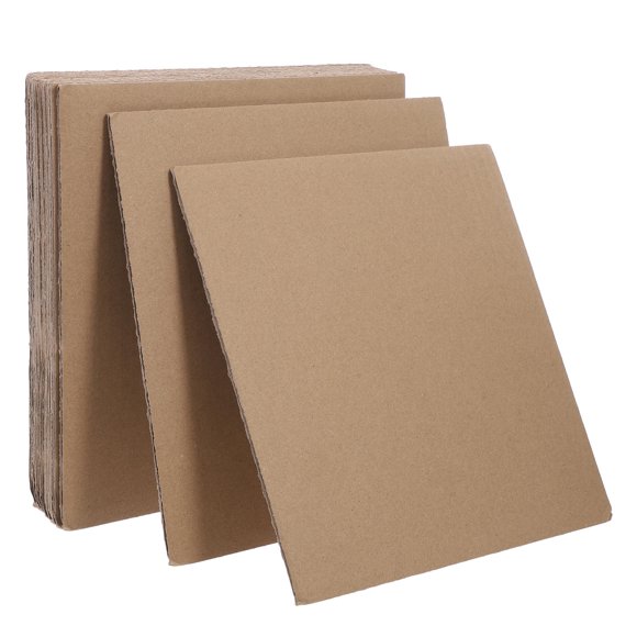 IDEANATEGRATE 12Ud Protectores Insertos De Cartón Para Cajas De Embalaje Con Base Resistente Color Marrón Claro