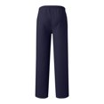 thumbnail image 6 of SBYOJLPB Children’s Winter Sweatpants Solid Color Elastic Waist Casual Boys Girls Long Pants with Side Pockets Thick Velvet Warm Sports Trousers Navy, 6 of 6