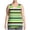 Green, variant on Tank Tops for Women Striped Oversize Tank Top with Crew Neck Sleeveless Womens Tops 4 Way Stretch Spaghetti Straps Basic Essentials Beach Summer Vacation Plus Size L-5XL