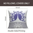 thumbnail image 2 of LALILO Throw Pillow Covers Peacock Birds White And Gray Peacock Cushion Cover 18" x 18", 995 Pack, 2 of 6