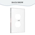 thumbnail image 4 of Panel de interruptores con marco romano de cuero simple para luces de conmutación de Rams Panel de pared Interruptor de luz simple, doble o con tirador, 4 of 8
