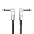 thumbnail image 5 of 5 Packs Guitar Effect Pedal Flat Patch Cables 6 Inch Length with 1/4 Inch Right Angle Connectors Patch Cable, 5 of 5