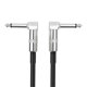 thumbnail image 5 of 5 Packs Guitar Effect Pedal Flat Patch Cables 6 Inch Length with 1/4 Inch Right Angle Connectors Patch Cable, 5 of 5