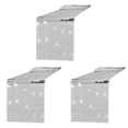 thumbnail image 1 of 3X Disco Table Runner Mirror Silver Foil Table Runner Glitter Metallic Table Cover for Disco Dance Wedding, 1 of 7