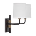 thumbnail image 6 of Jamie Young Co Lawton 2-Light Arm Wall Sconce in Bronze Finish, 6 of 8