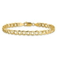thumbnail image 3 of Primal Gold 10 Karat Yellow Gold 5.25mm Semi-solid Curb Link Chain, 3 of 4